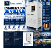 ESTABILIZADOR MONOFASICO 220VAC 20KVA T